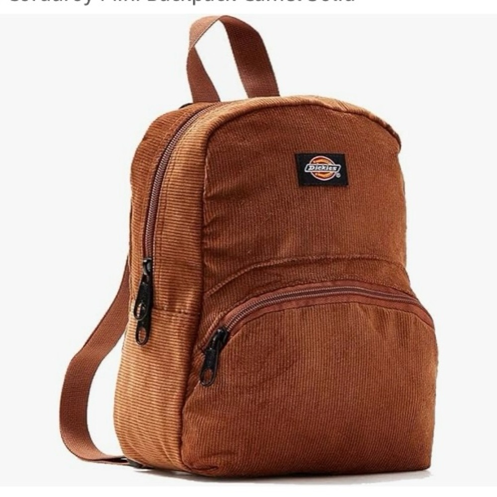 Dickies Brown Corduroy mini Backpack
